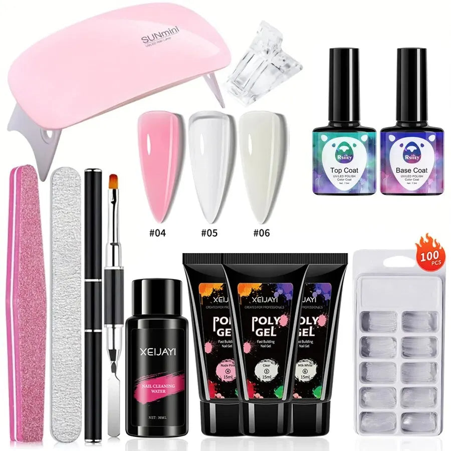 Polygel Nail Art Kit