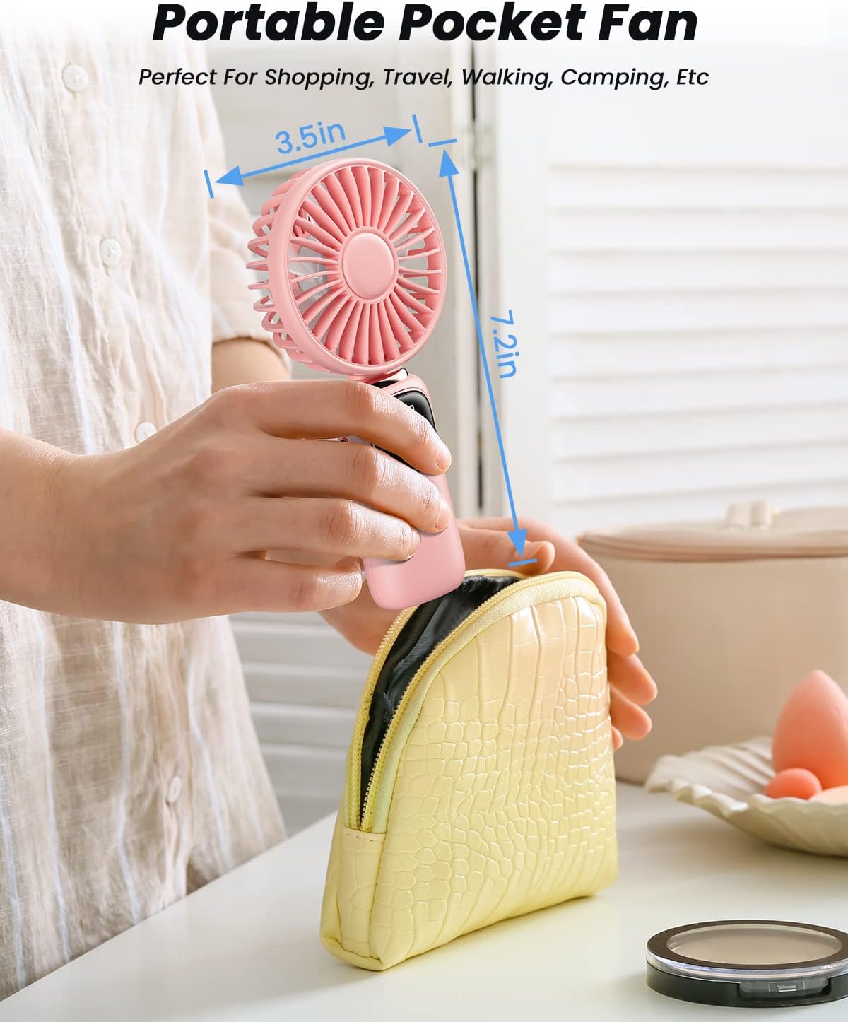 Mini USB Chargeable Handheld Fan