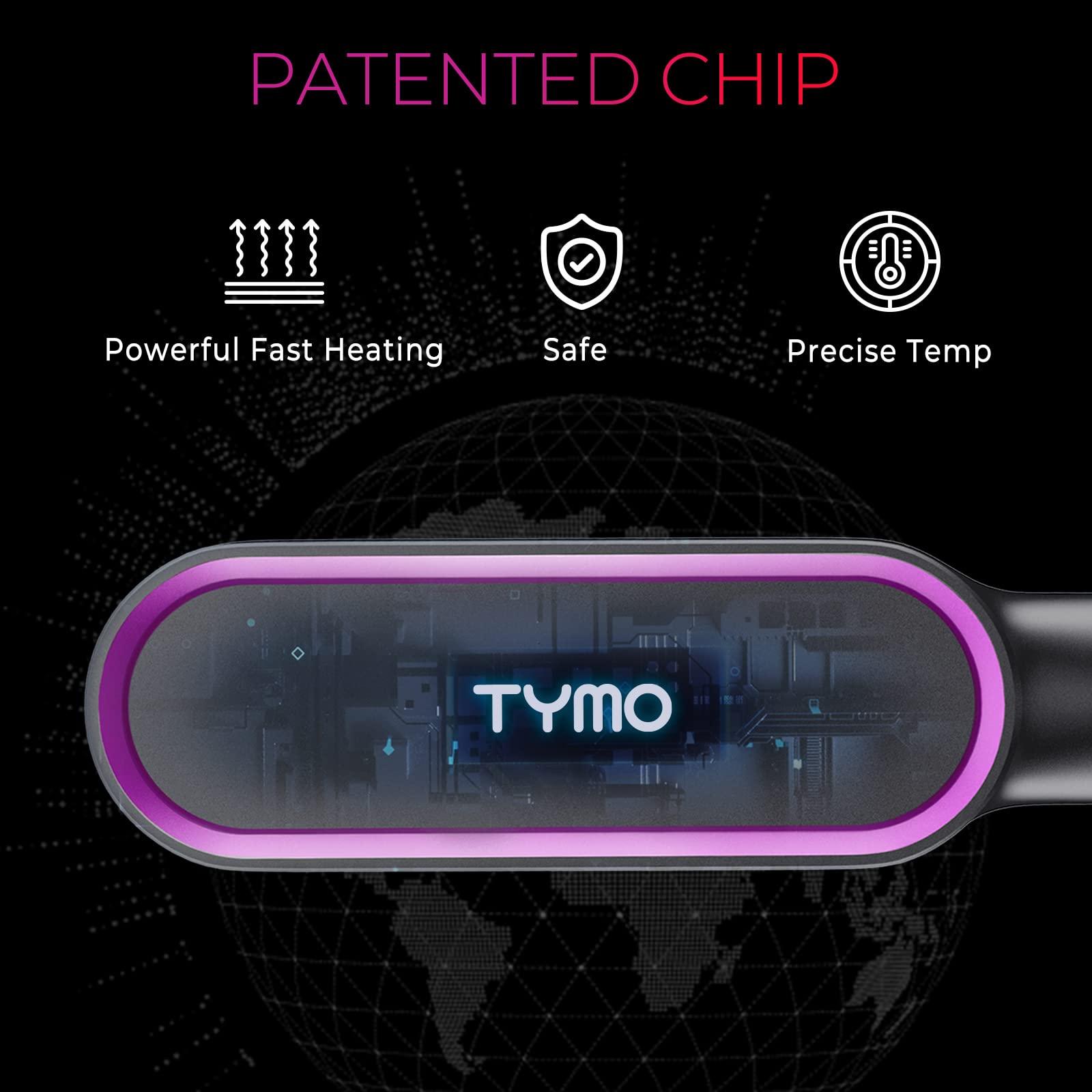 TYMO Hair Straightener Brush – Smooth & Straight