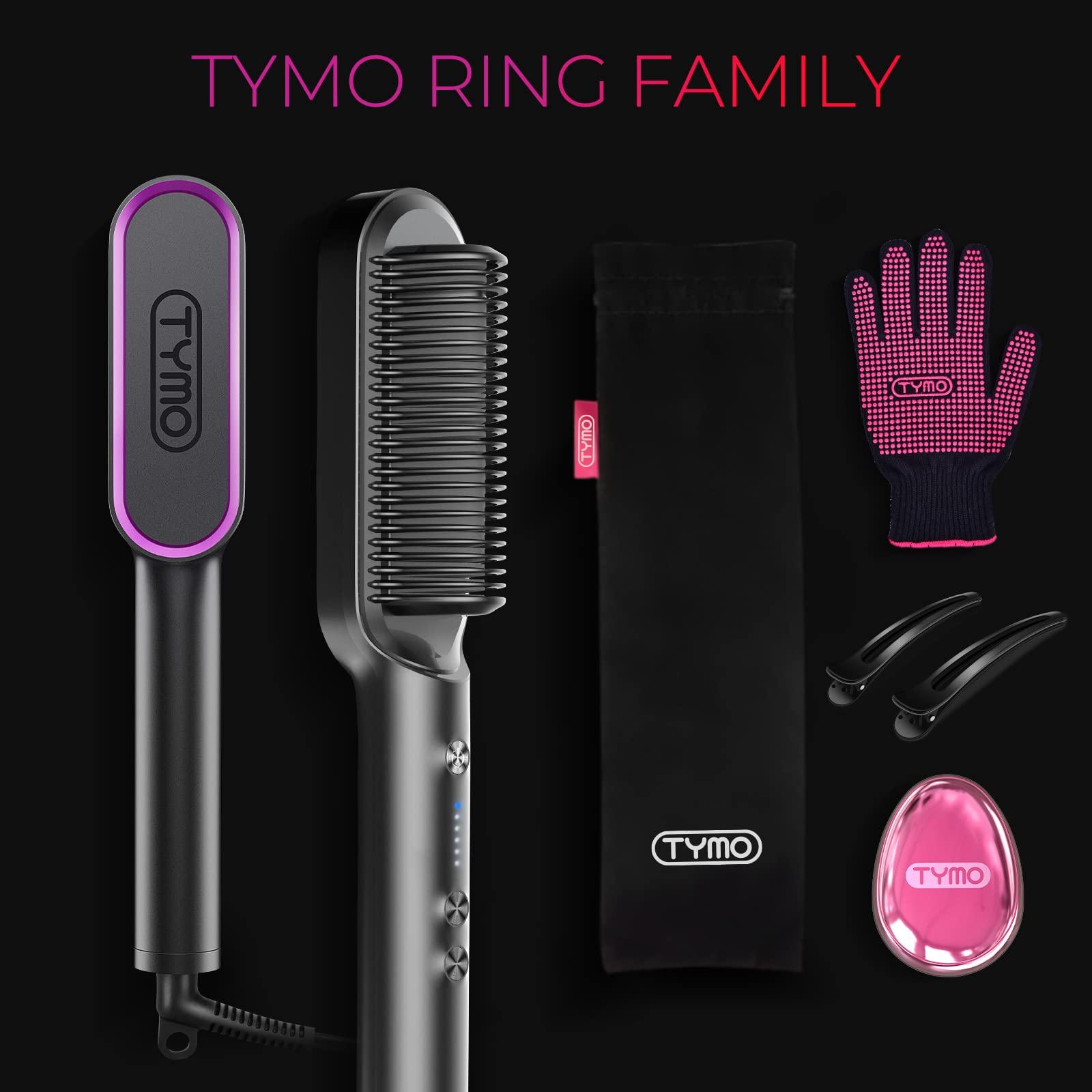 TYMO Hair Straightener Brush – Smooth & Straight