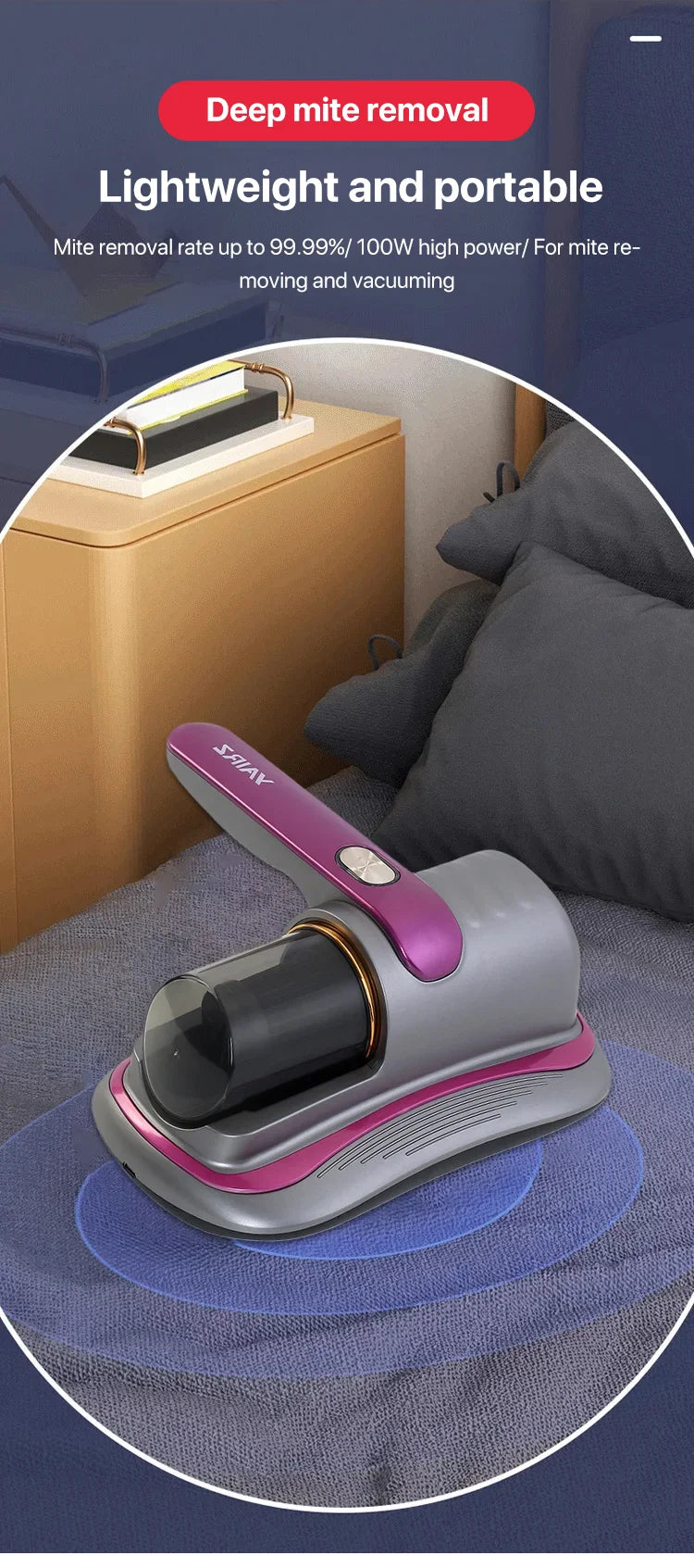 UV Dust Mite Vacuum Cleaner