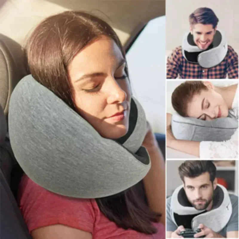 Ostrich pillow + eye mask for sleeping + earplugs